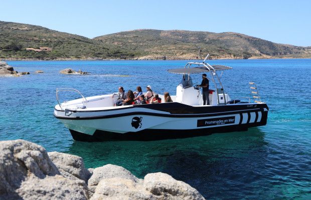 Bateau de promenade en mer de 10 mètres avec skipper et carburant inclus