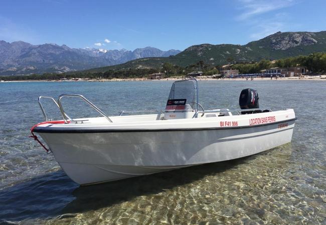 Départ de Calvi - Theri 445 6cv